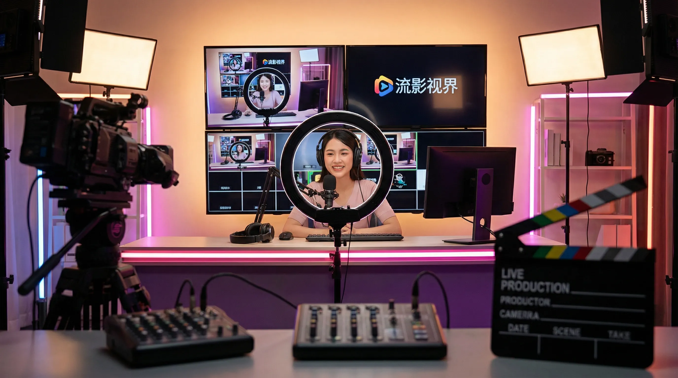 蜜芽影视传媒平台宣传横幅