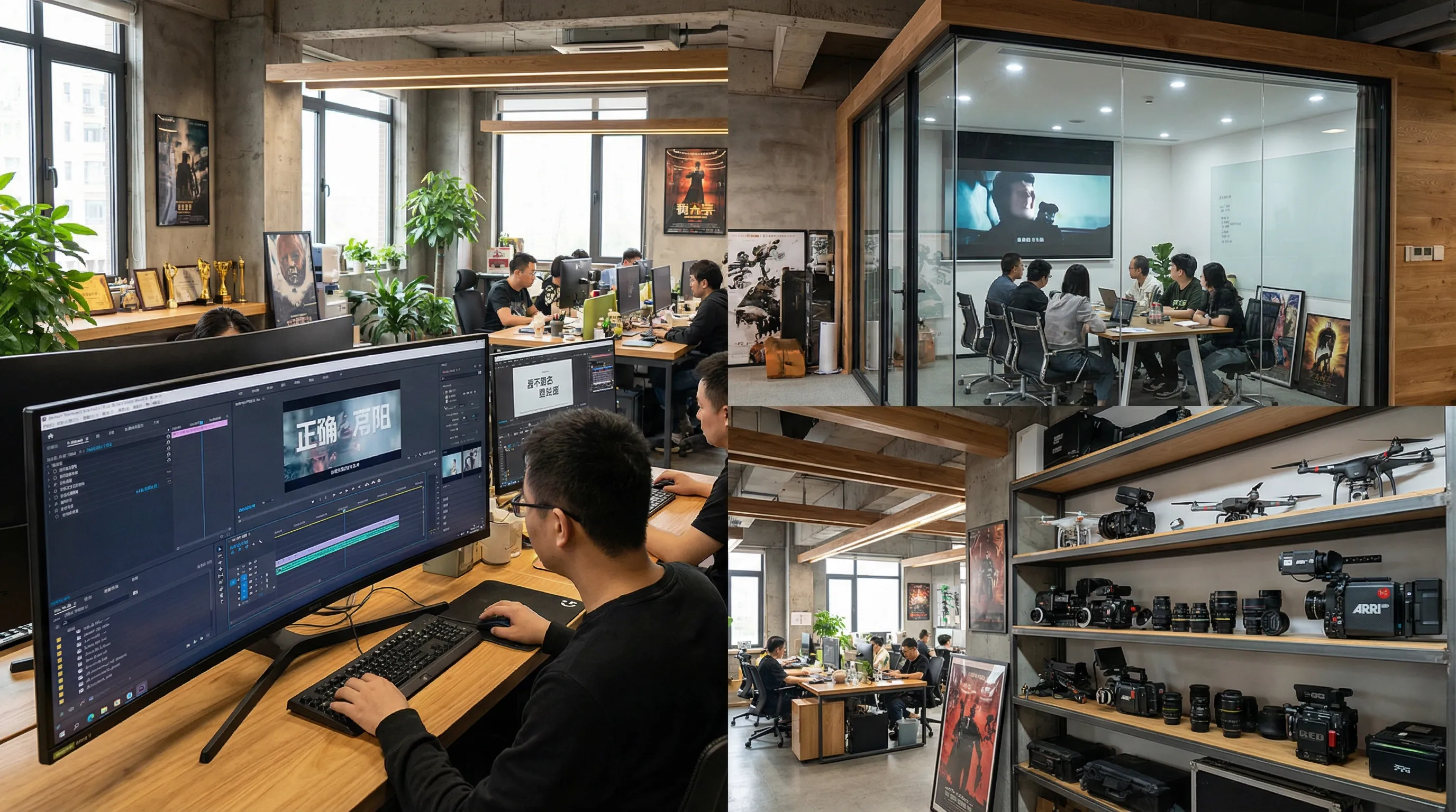 蜜芽影视传媒公司办公室